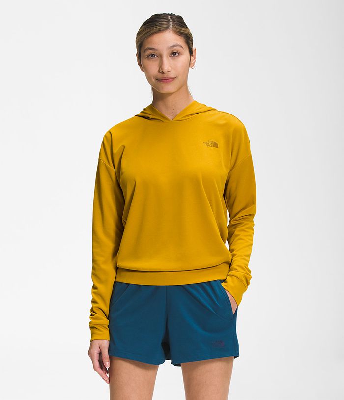 The North Face Wander Sun Womens Hoodie Yellow 572163-WKS